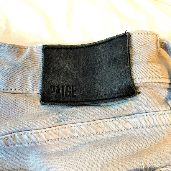 Paige Federal Slim Straight Men's jeans Size 30 Very light blue - Picture 5 of 7